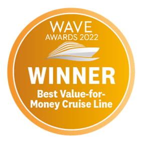 Wave Awards 2022 Winner Best Value-for-Money Cruise Line